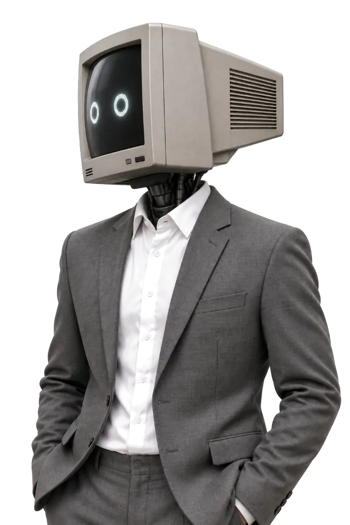 Mainframe Retro Character - Left