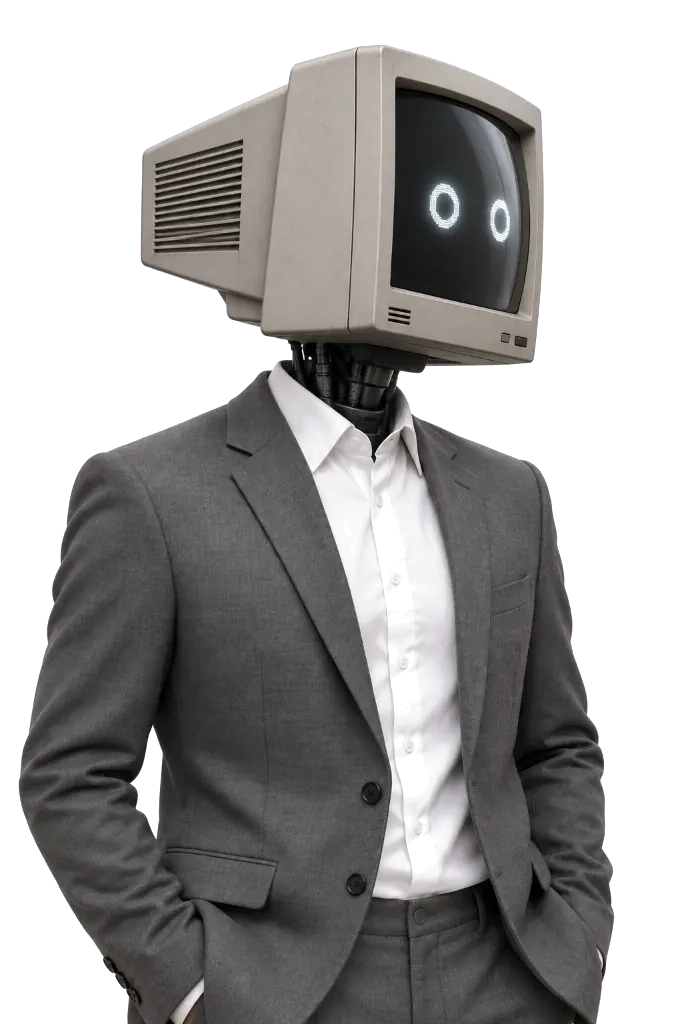 Mainframe Retro Character - Right